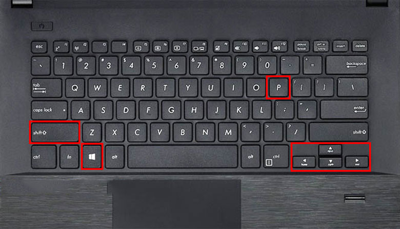 mẹo sử dụng laptop: windows + P