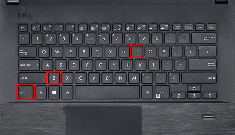 mẹo sử dụng laptop phím ctrl + Z